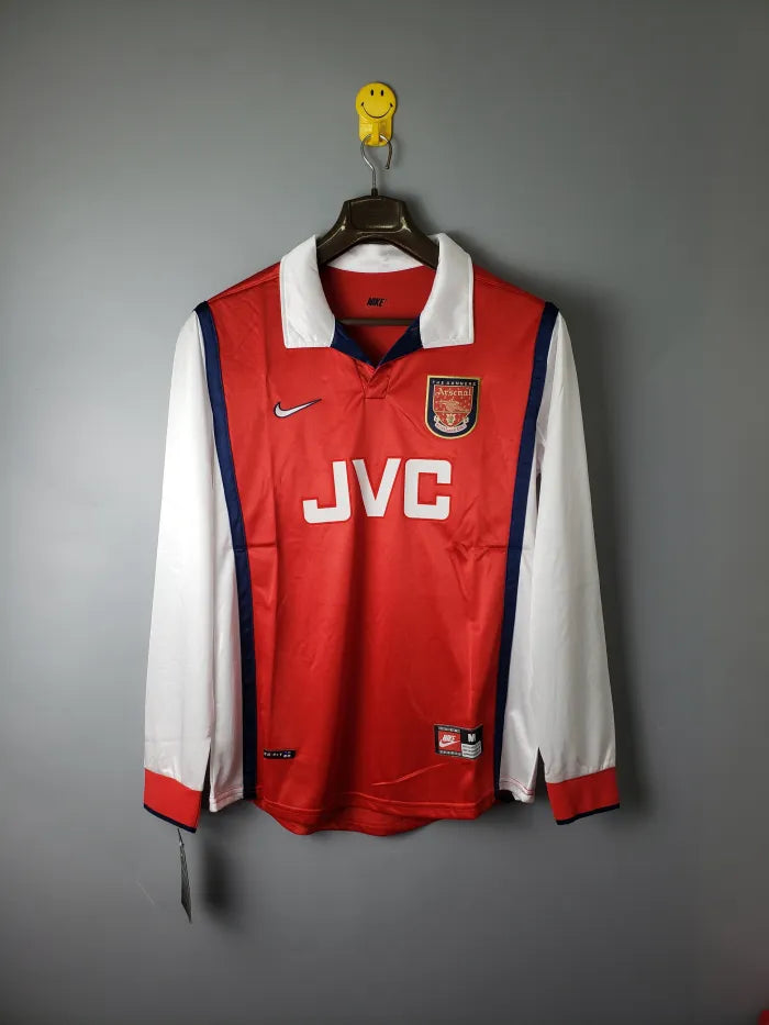 Arsenal Home Retro Long Sleeves Jersey 1998/1999
