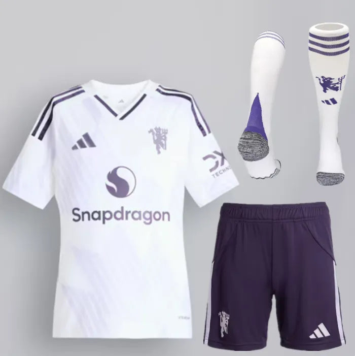 Manchester United Away Kids Suit & Socks 2025/2026
