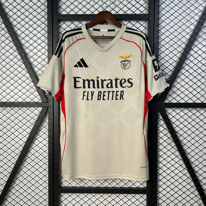 SL Benfica Beige Away Man Jersey 2025/2026