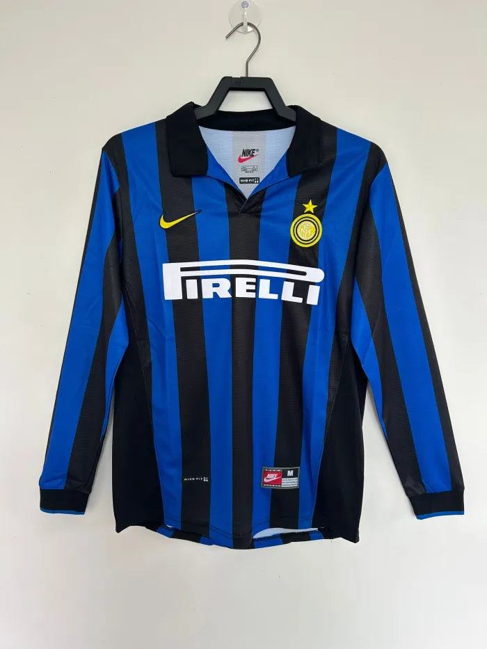 Inter Milan Home Long Sleeve Retro Jersey 1998/1999