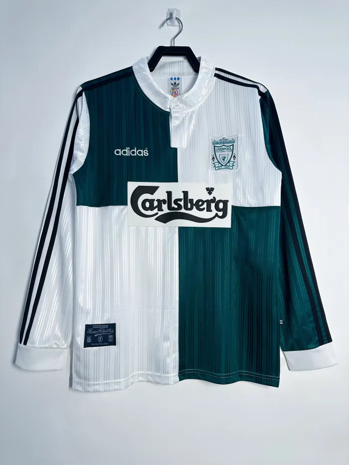 Liverpool Away Long Sleeve Retro Jersey 1995/1996