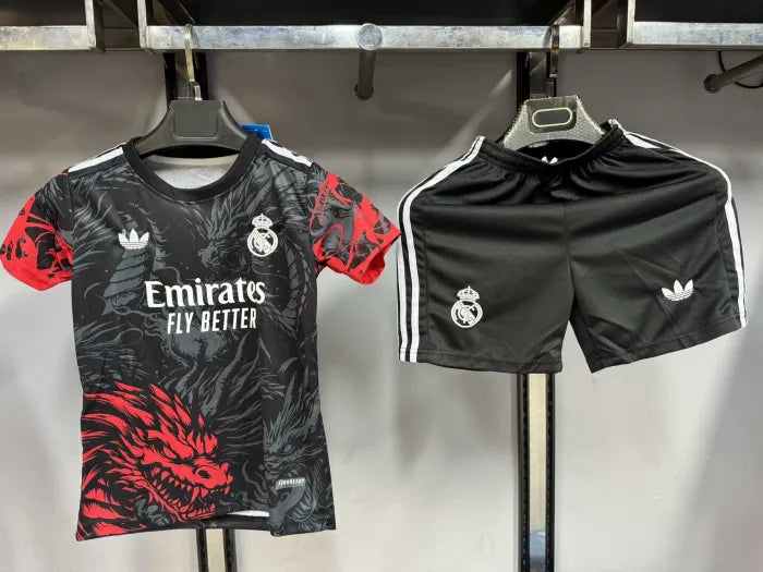 Real Madrid Red Dragon Kids Suit 2025/2026