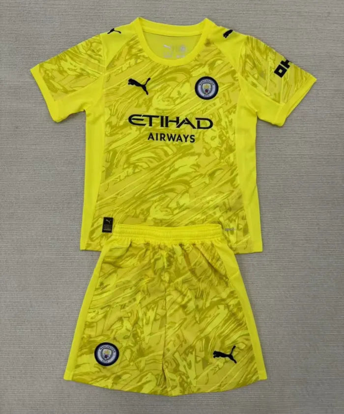 Manchester City Goalkeeper Kids Suit 2025/2026