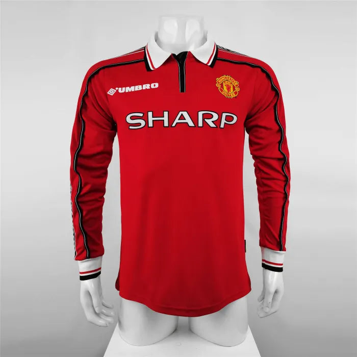 Manchester United Home Long Sleeve Retro Jersey 1998/1999