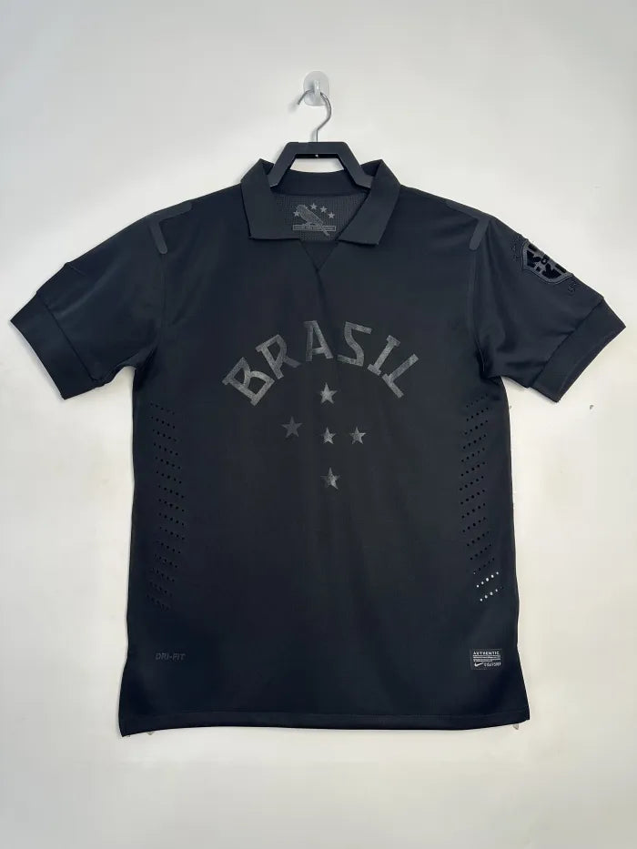 Brazil Black Retro Jersey 2013/2014