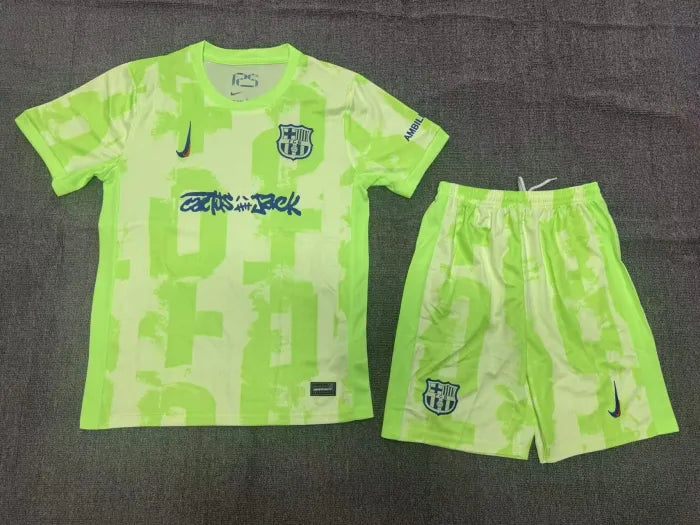 Barcelona Third Limited Edition Travis Scott Kids Suit 2024/2025