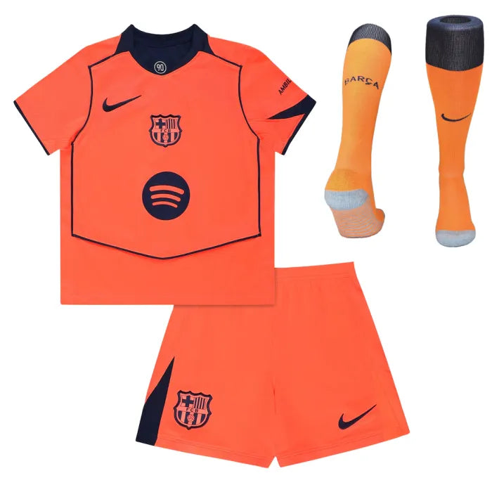 Barcelona Third Kids Suit & Socks 2025/2026