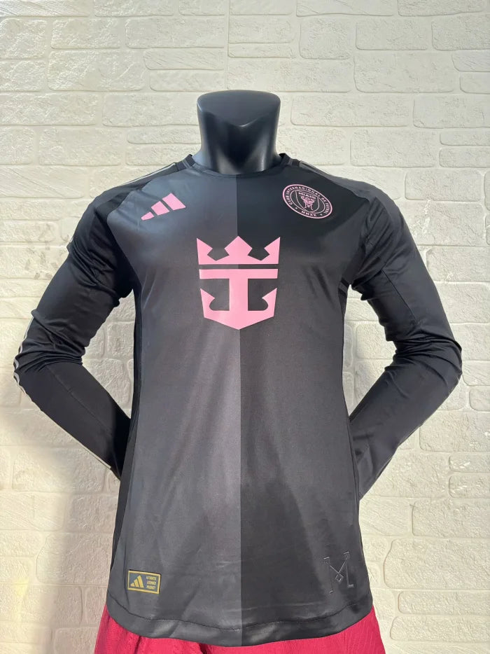 Inter Miami Away Man Player Version Long Sleeve Jersey 2025/2026