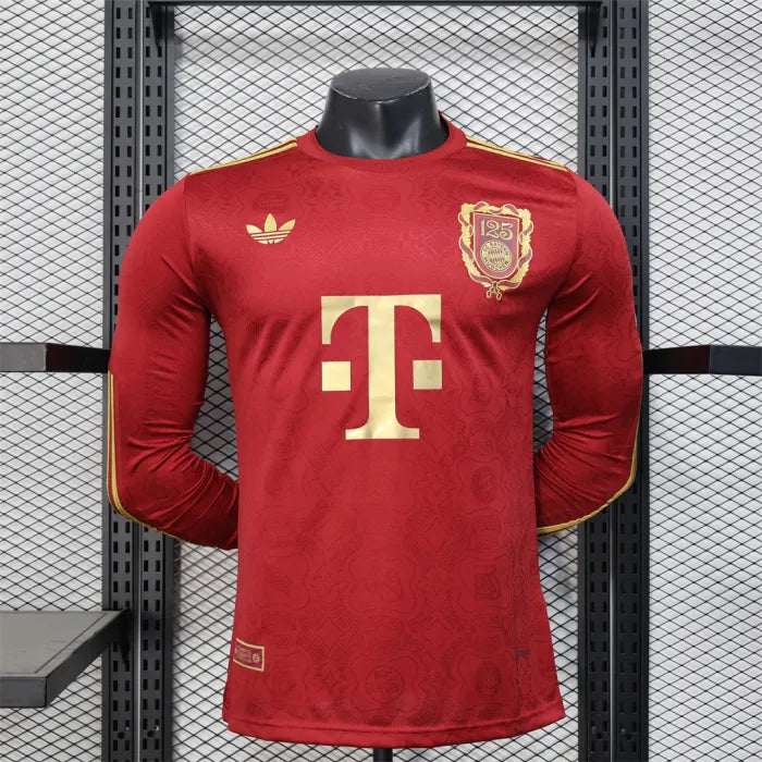 Bayern Munich 125th Anniversary Player Long Sleeve Jersey 2025/2026