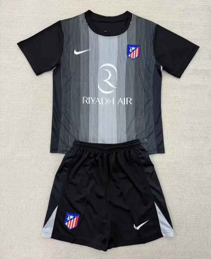 Atletico Madrid Home Goalkeeper Kids Suit 2025/2026