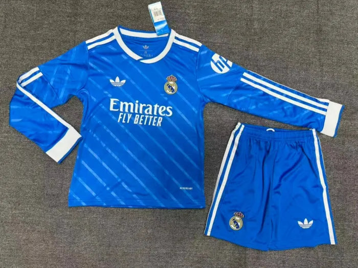 Real Madrid Third Long Sleeve Kids Suit 2025/2026
