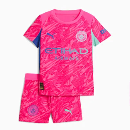 Manchester City Goalkeeper Kids Suit 2025/2026