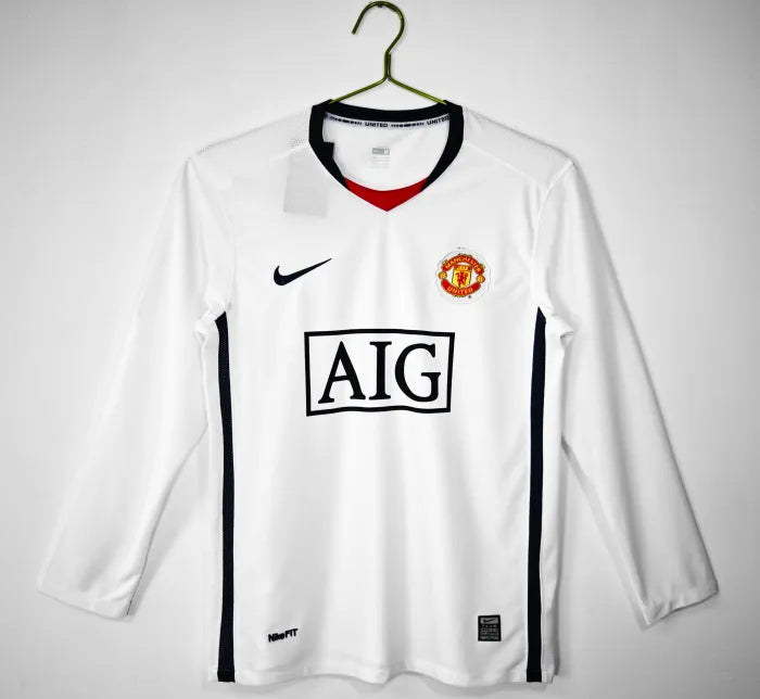 Manchester United Away Retro Long Sleeve Jersey 2008/2009