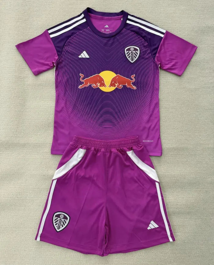 Leeds United Purple Goalkeeper Kids Suit 2025/2026