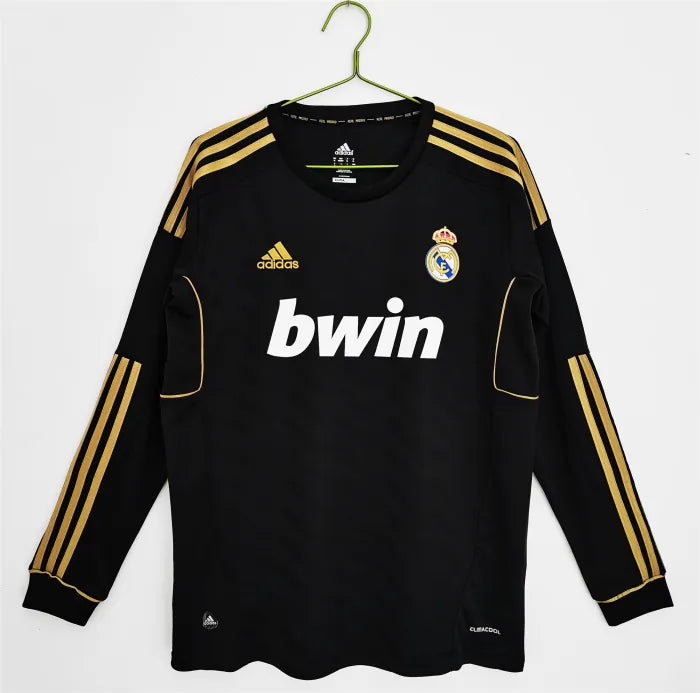 Real Madrid Away Long Sleeve Retro Jersey 2011/2012