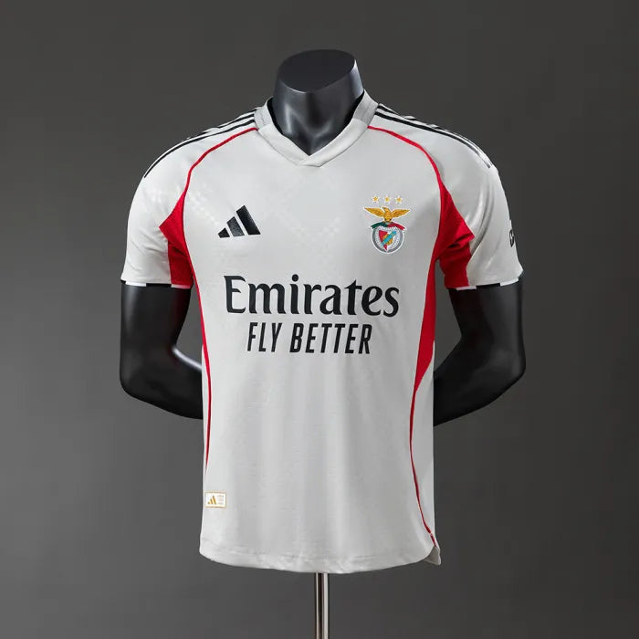 SL Benfica Beige Away Player Man Jersey 2025/2026